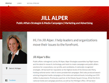 Tablet Screenshot of jillalper.com